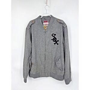 Mitchell & Ness Retro Chicago White Sox Cooperstown Zip Up Jacket 2XL Classic